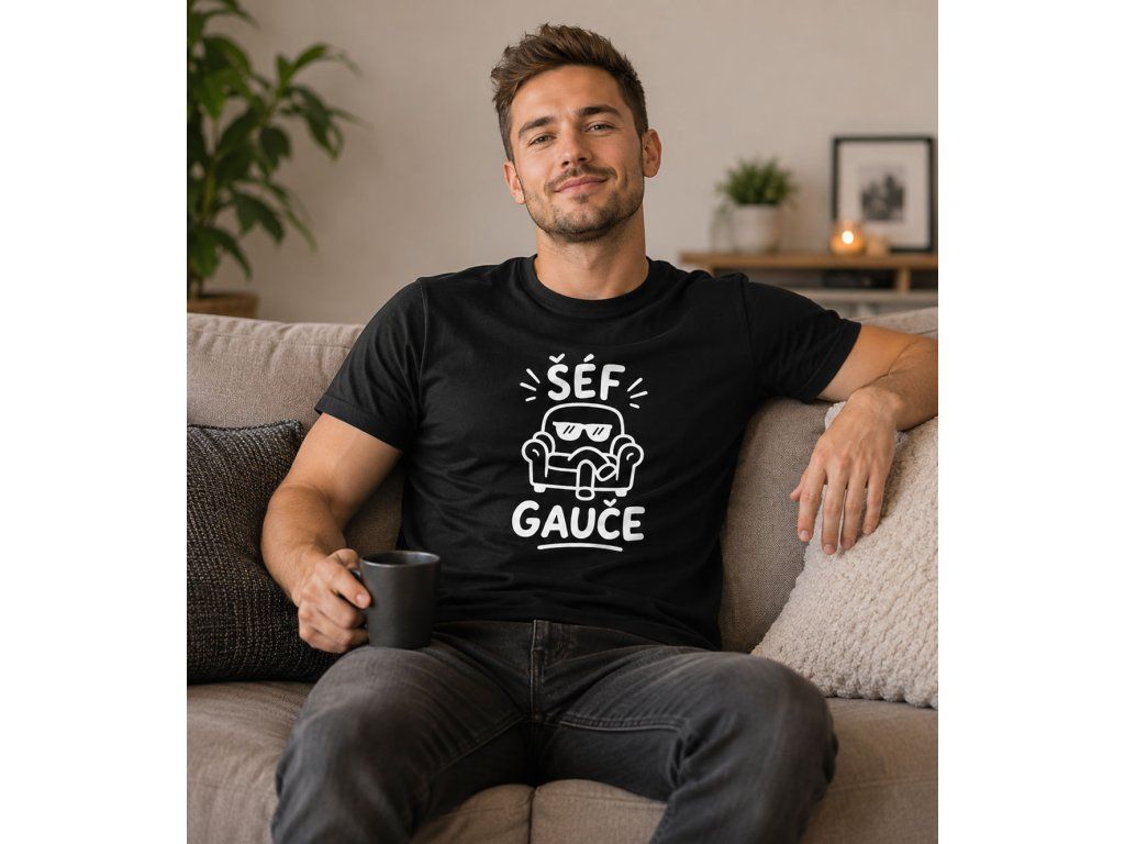 Pánské tričko Šéf gauče