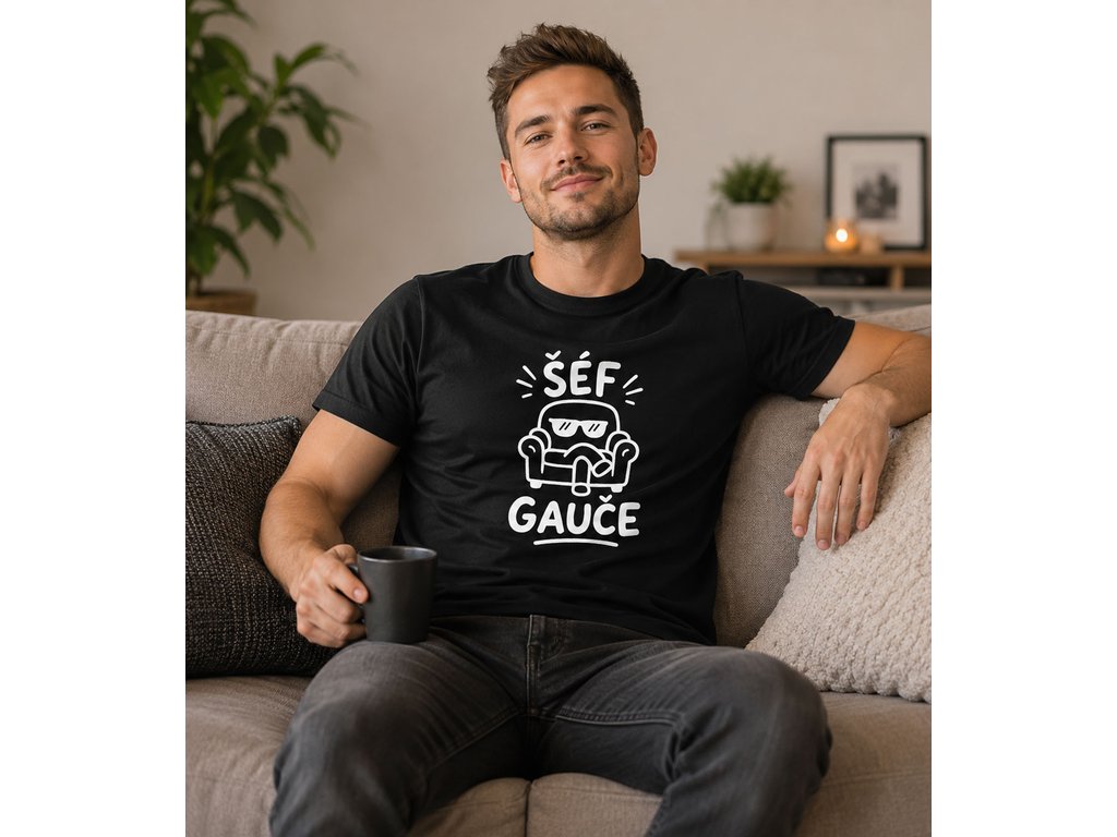Pánské tričko Šéf gauče