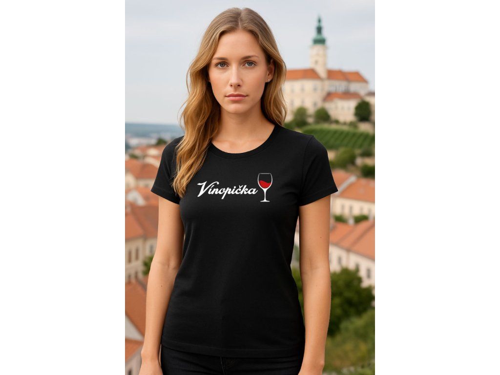 Dámské tričko Vínopička