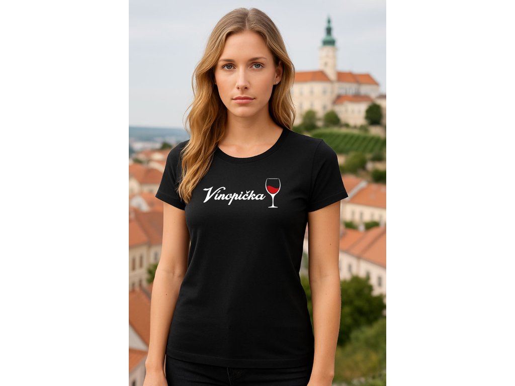 Dámské tričko Vínopička